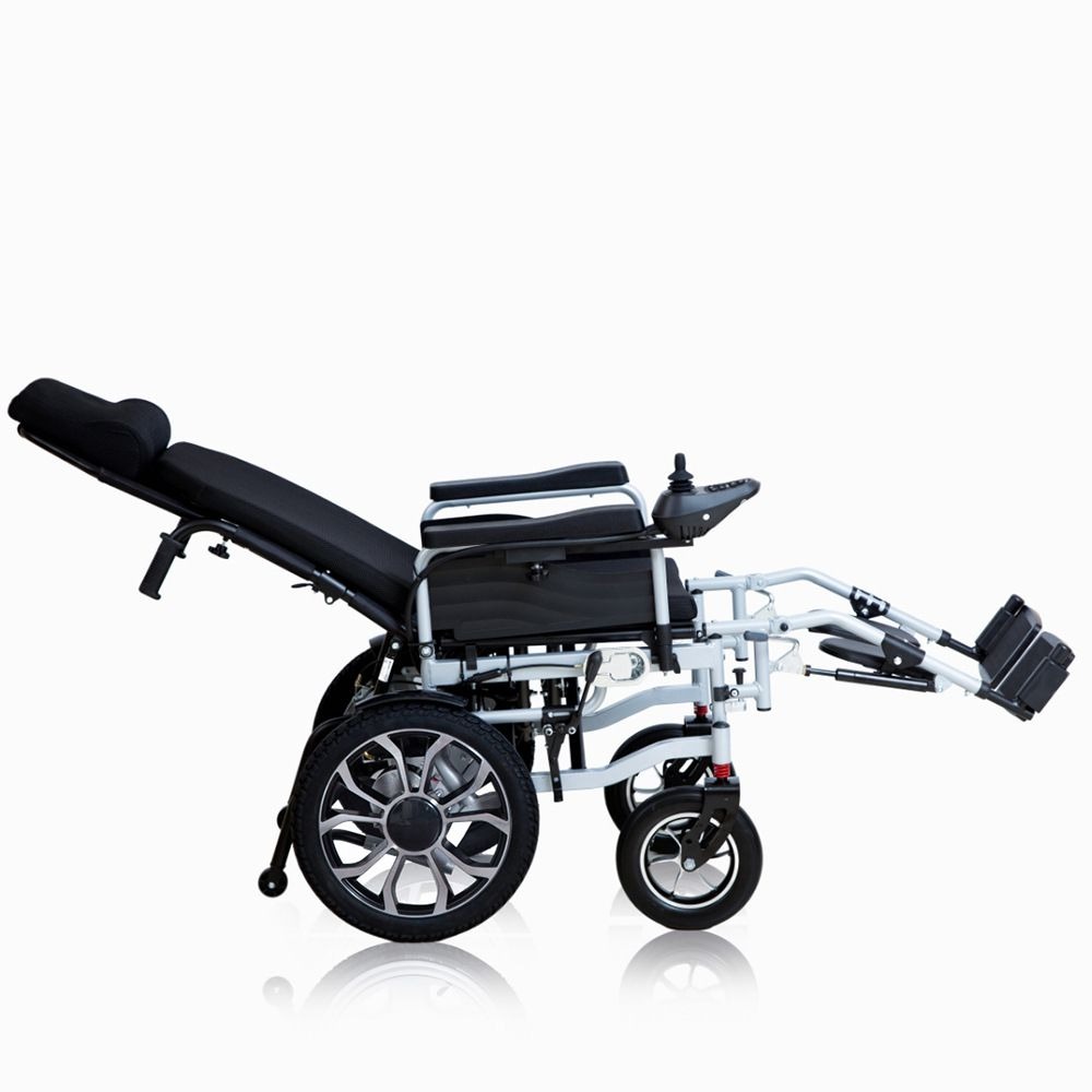 170° Reclining Power Wheelchair with Electronic Brake for Safety - Image 2