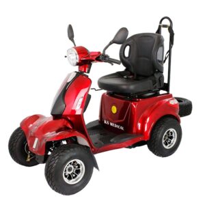 Ksm-910 Fully Enclosed Electric Cabin Mobility Scooter Price Double Seat Heavy Duty 4 Wheel Mobility Scooter for Elderly