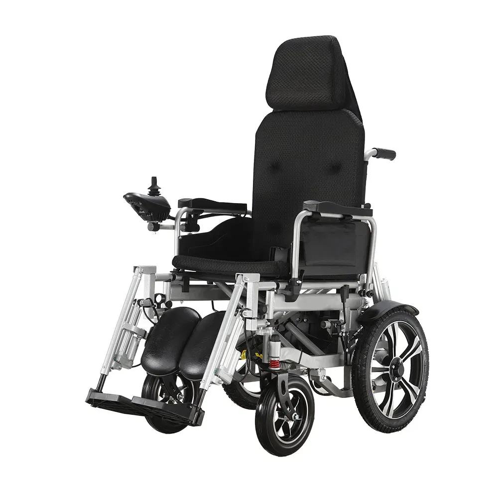 170° Reclining Power Wheelchair with Electronic Brake for Safety - Image 4