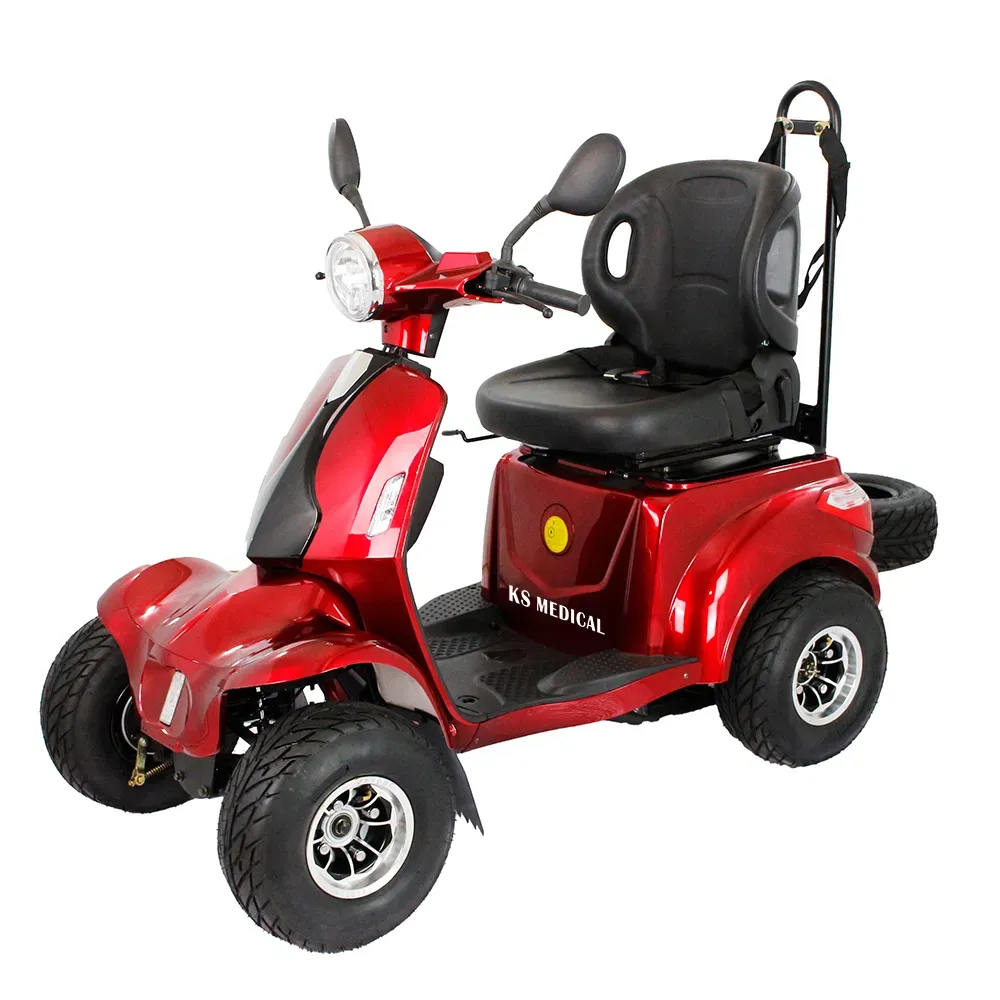 Ksm-910 Fully Enclosed Electric Cabin Mobility Scooter Price Double Seat Heavy Duty 4 Wheel Mobility Scooter for Elderly - Image 4