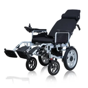 170° Reclining Power Wheelchair with Electronic Brake for Safety