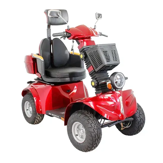 Ksm-910 Fully Enclosed Electric Cabin Mobility Scooter Price Double Seat Heavy Duty 4 Wheel Mobility Scooter for Elderly - Image 5